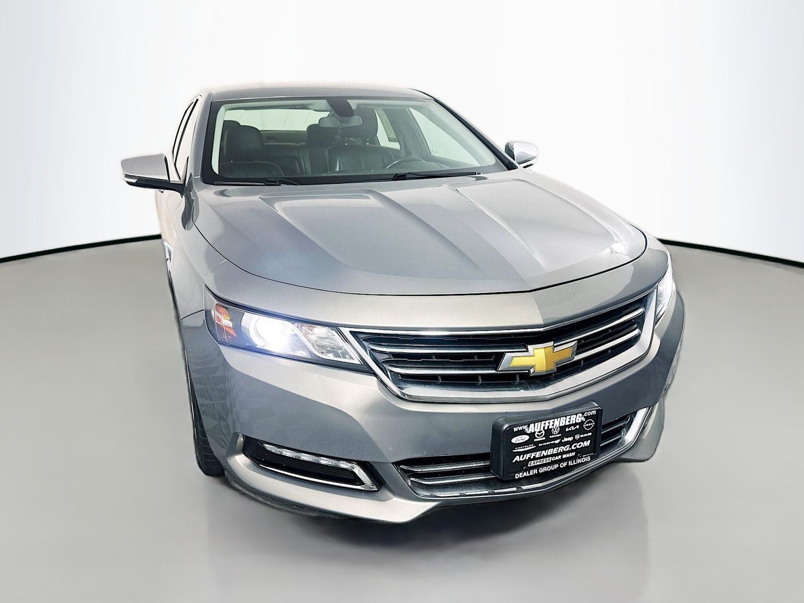 2019 Chevrolet Impala Premier in Pepperdust Metallic — front three-quarter view