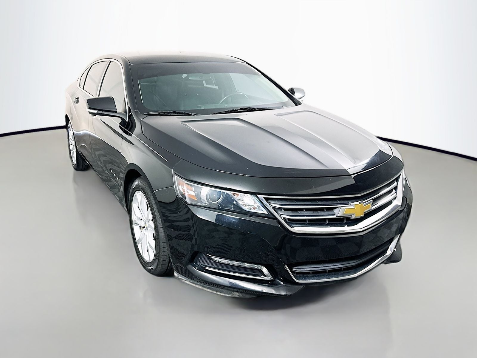 2019 Chevrolet Impala LT in Black — front three-quarter view