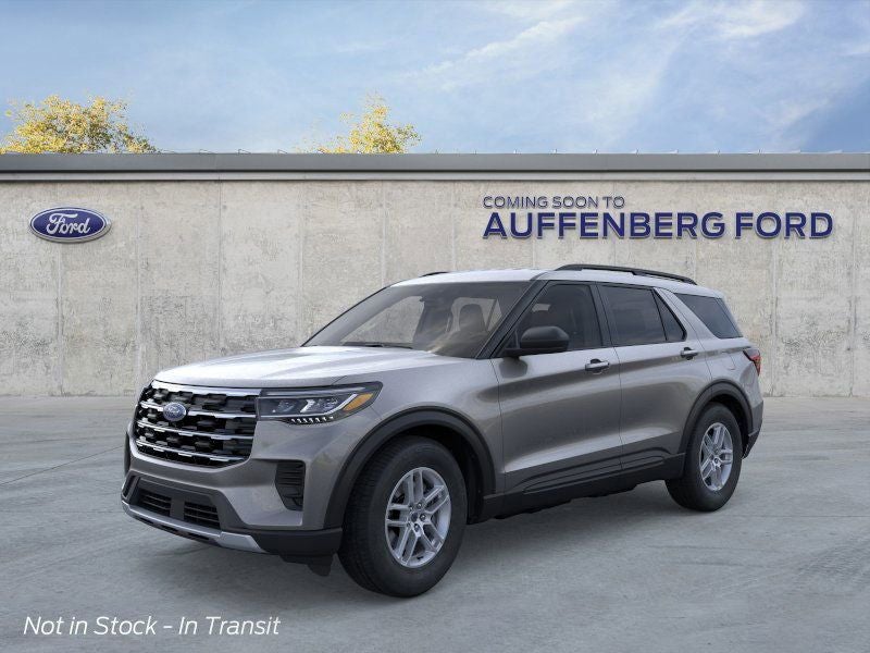 2026 Ford Explorer Active in Carbonized Gray Metallic — front three-quarter view