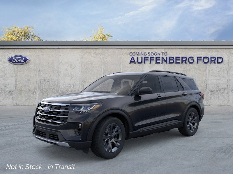 2026 Ford Explorer Active in Black Metallic — front three-quarter view