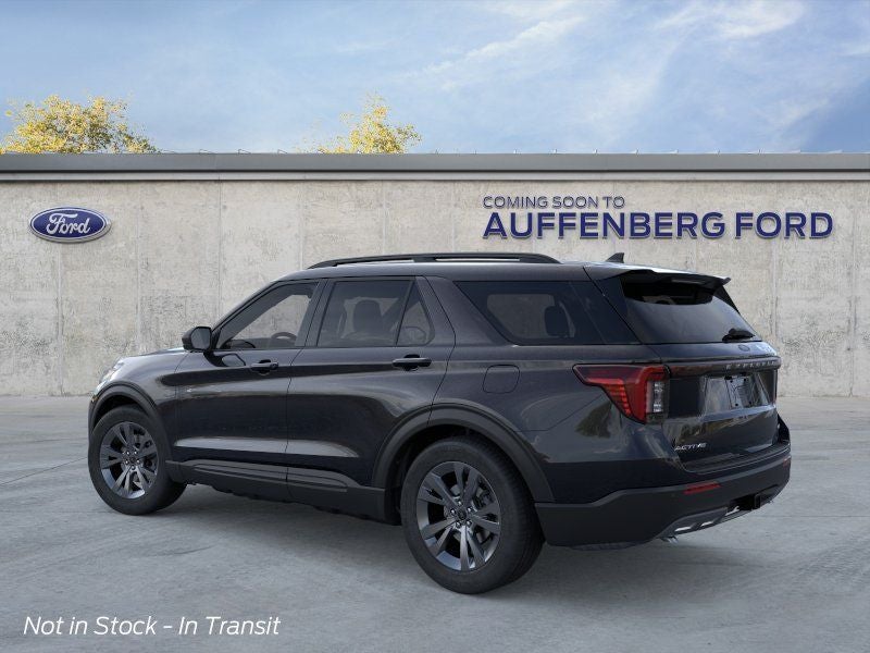 2026 Ford Explorer Active in Black Metallic — front three-quarter view