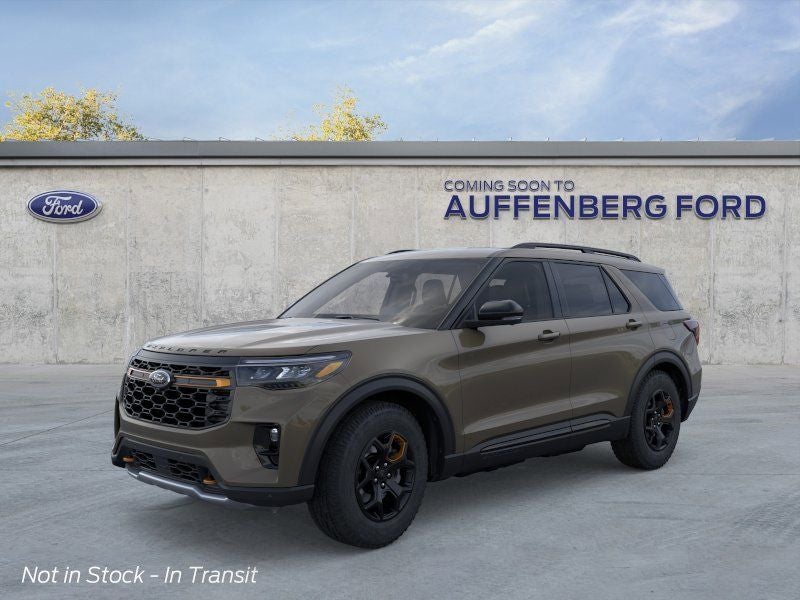 2026 Ford Explorer Tremor in Gray — front three-quarter view