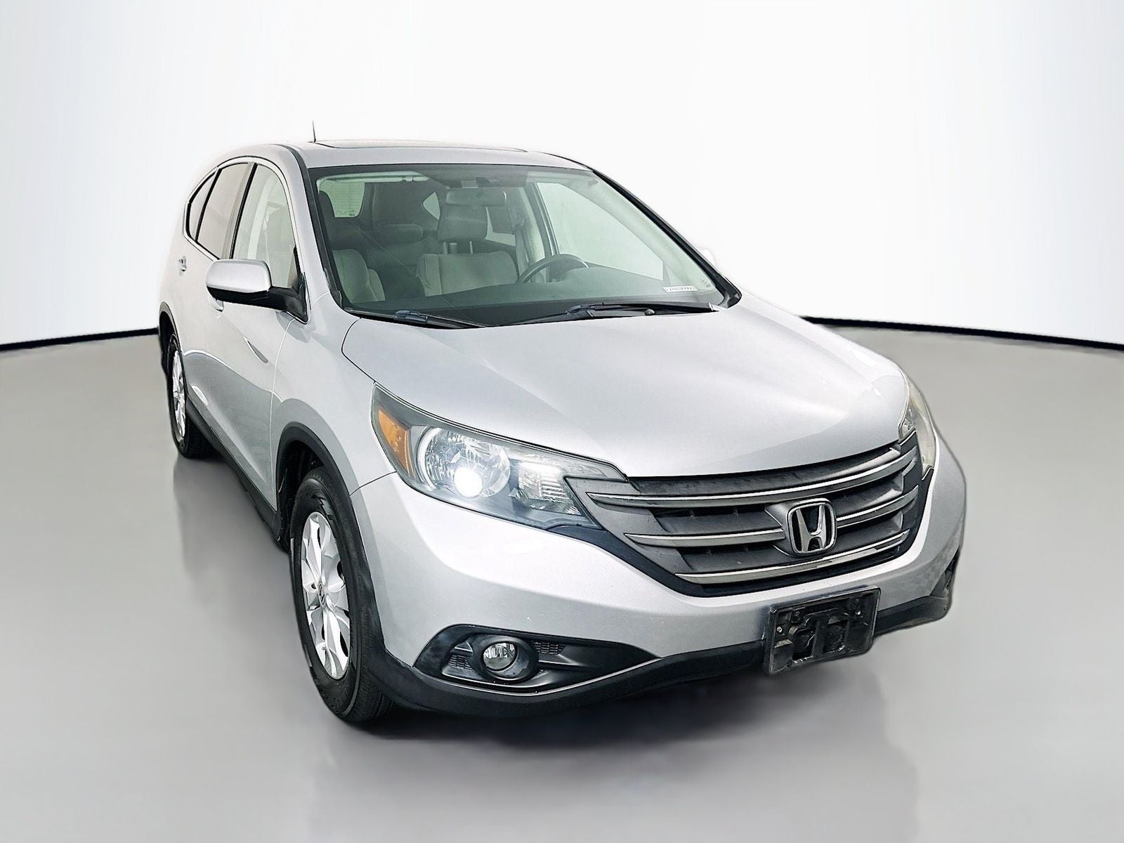 2013 Honda CR-V EX in Silver — front three-quarter view