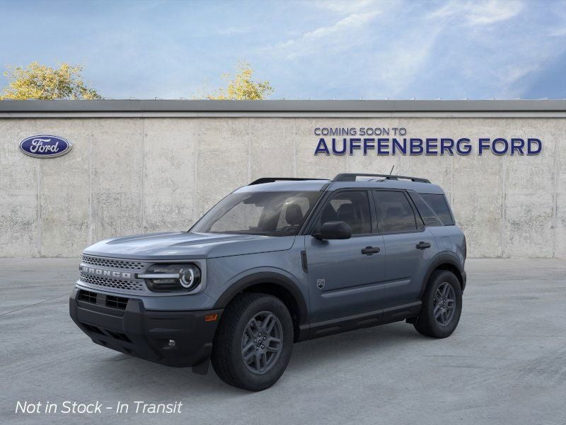 2026 Ford Bronco Sport Big Bend in Azure Gray Metallic Tri-Coat — front three-quarter view