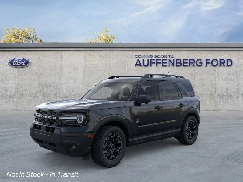 2026 Ford Bronco Sport Outer Banks in Shadow Black — front three-quarter view