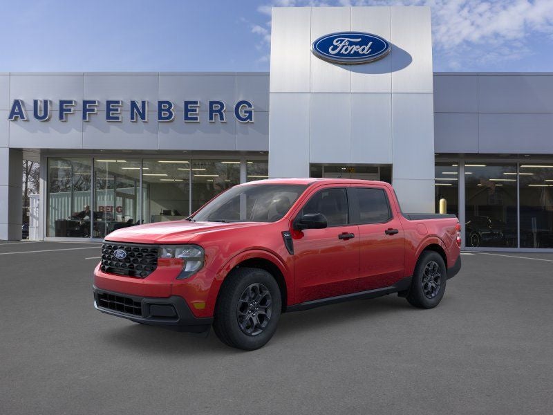 2026 Ford Maverick XLT in Ruby Red Metallic — front three-quarter view
