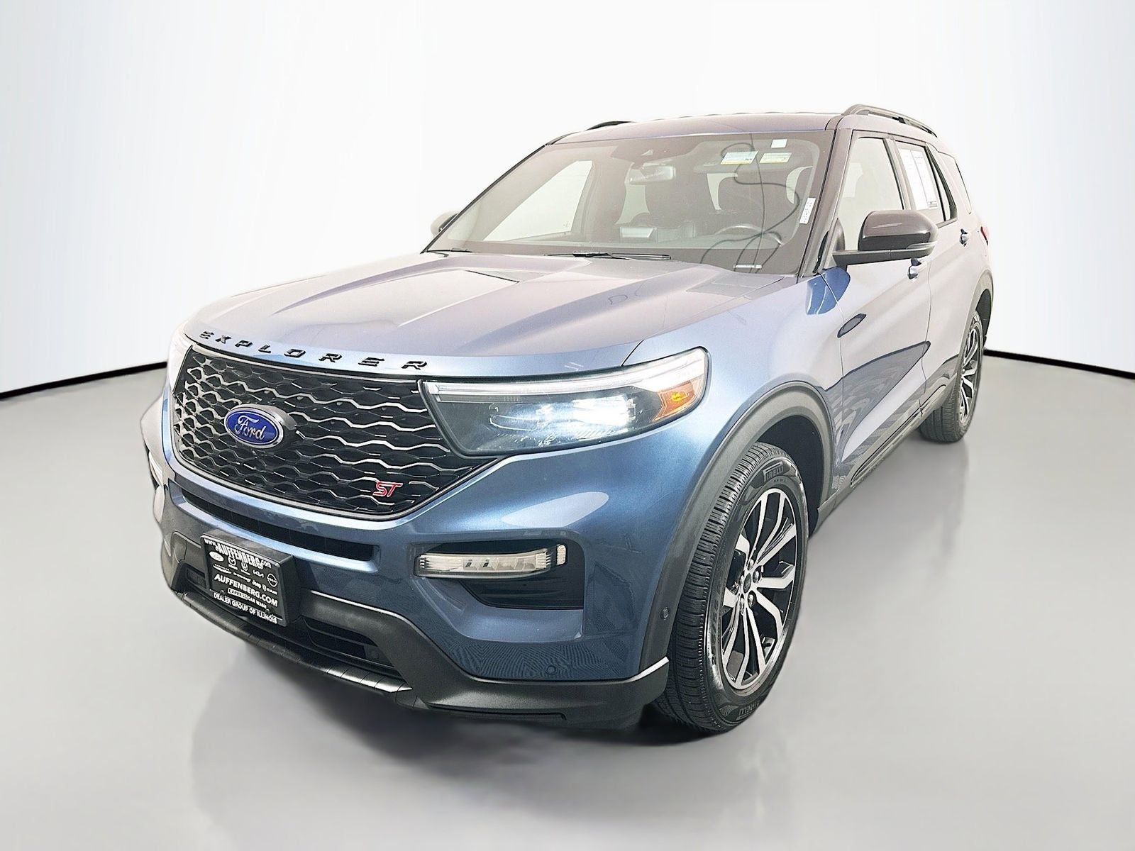 2020 Ford Explorer — rear three-quarter view