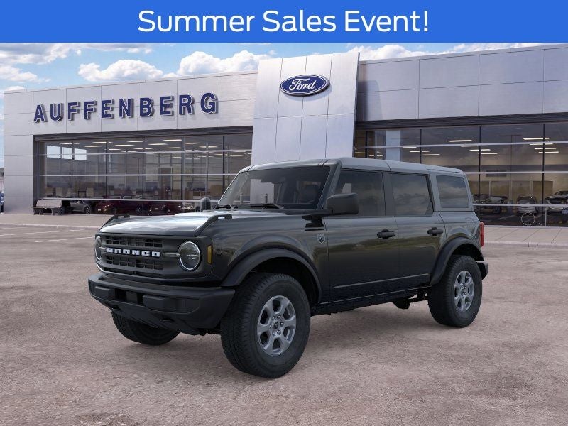2026 Ford Bronco Big Bend in Shadow Black — front three-quarter view