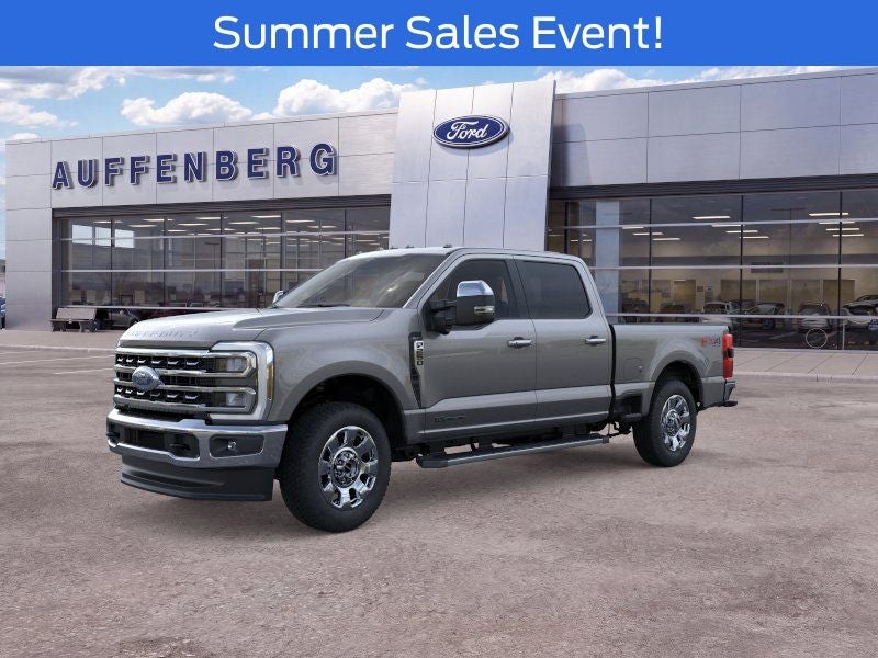 2026 Ford F-250SD Lariat in Gray — front three-quarter view