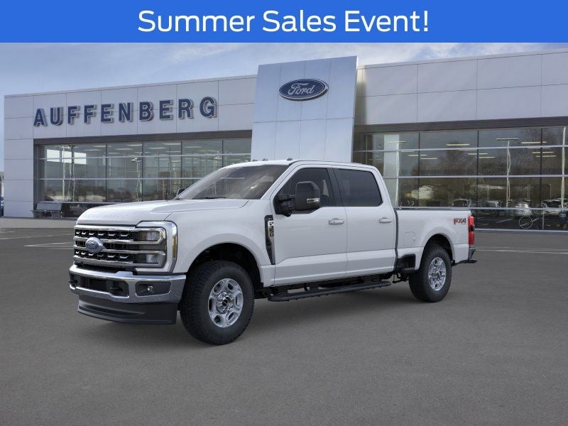 2026 Ford F-350SD XLT in Oxford White — front three-quarter view
