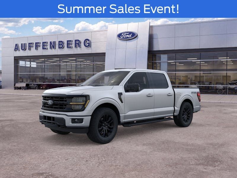2026 Ford F-150 XLT in Silver Metallic — front three-quarter view