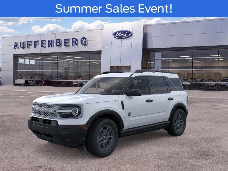 2026 Ford Bronco Sport Big Bend in Oxford White — front three-quarter view