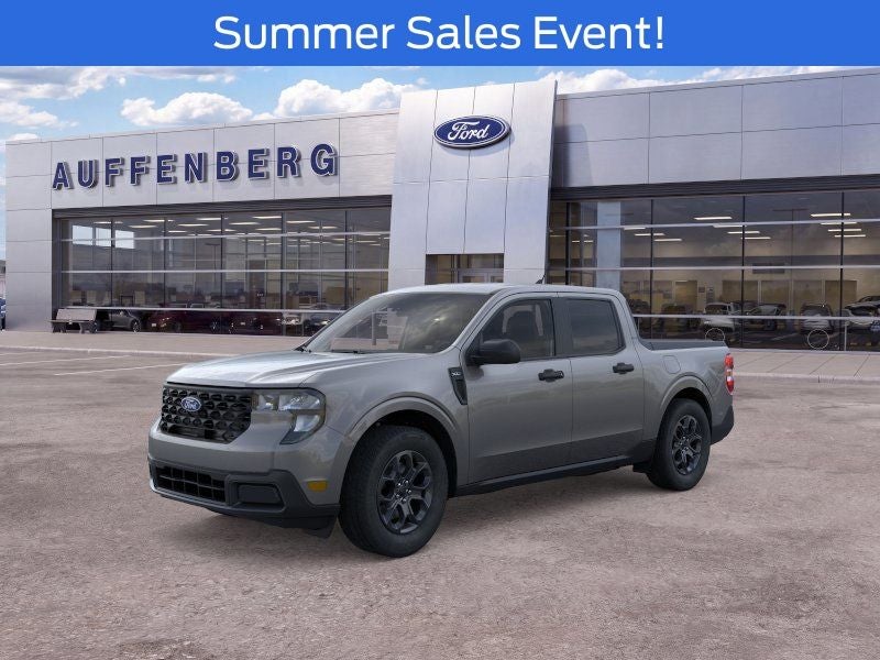 2026 Ford Maverick XLT in Gray Metallic — front three-quarter view