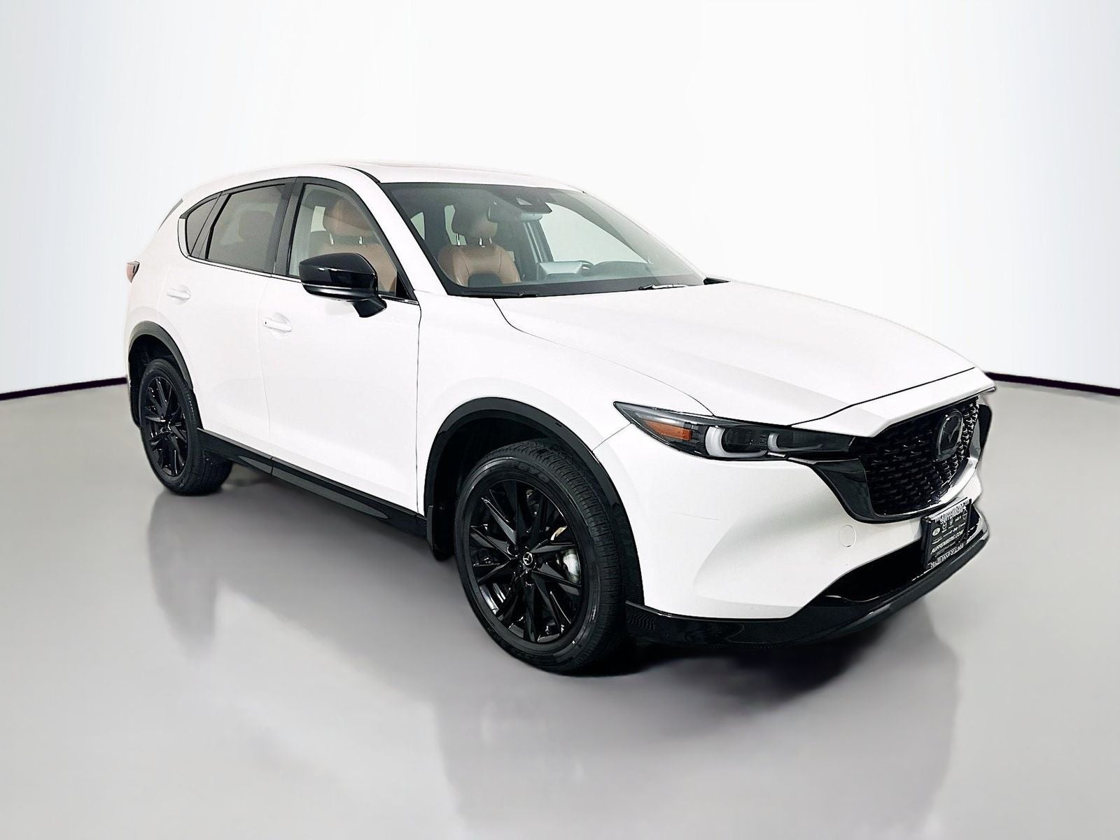 2024 Mazda Mazda CX-5 2.5 Carbon Turbo in Rhodium White Metallic — front three-quarter view