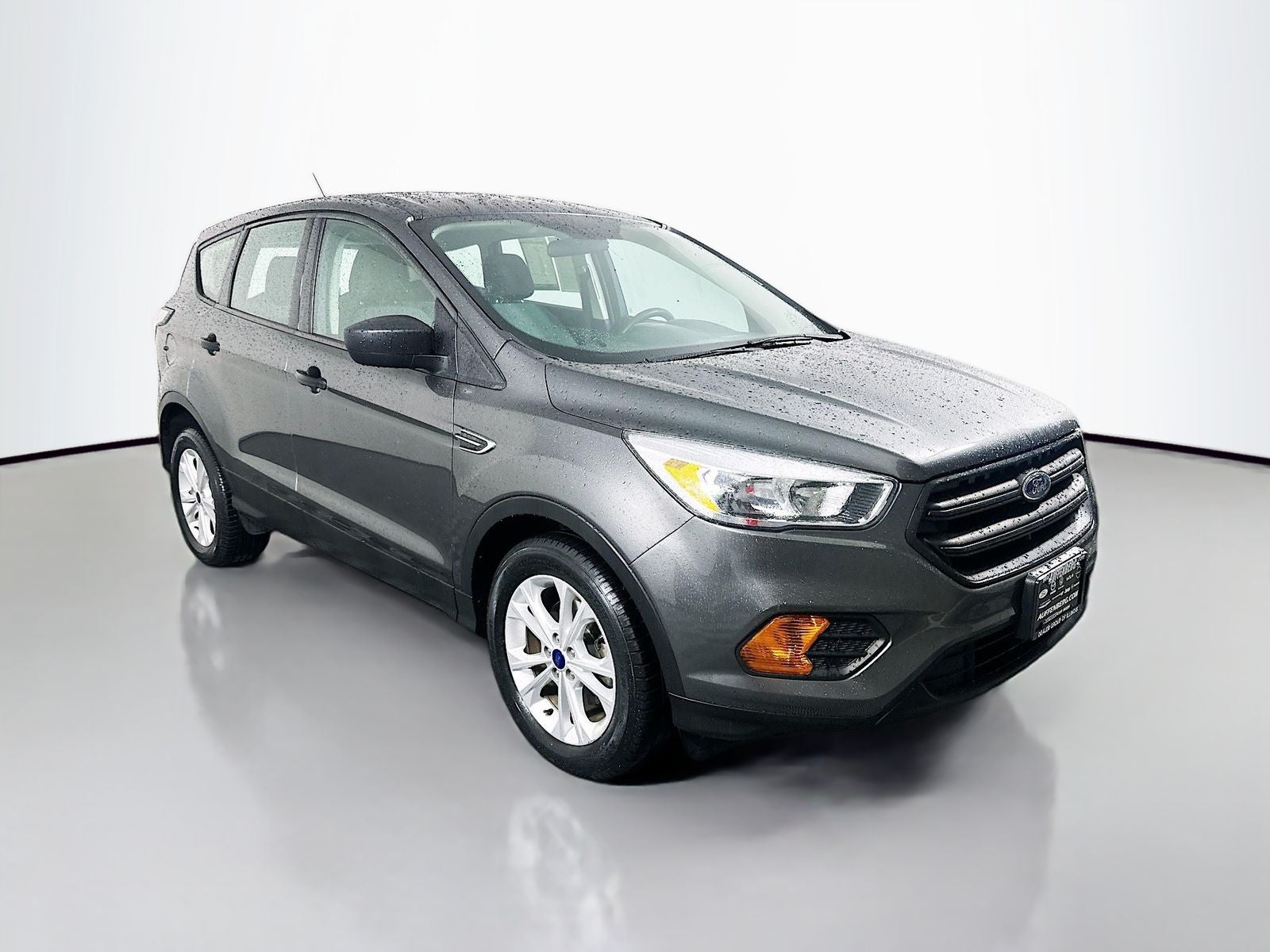 2017 Ford Escape S in Magnetic Metallic — front three-quarter view