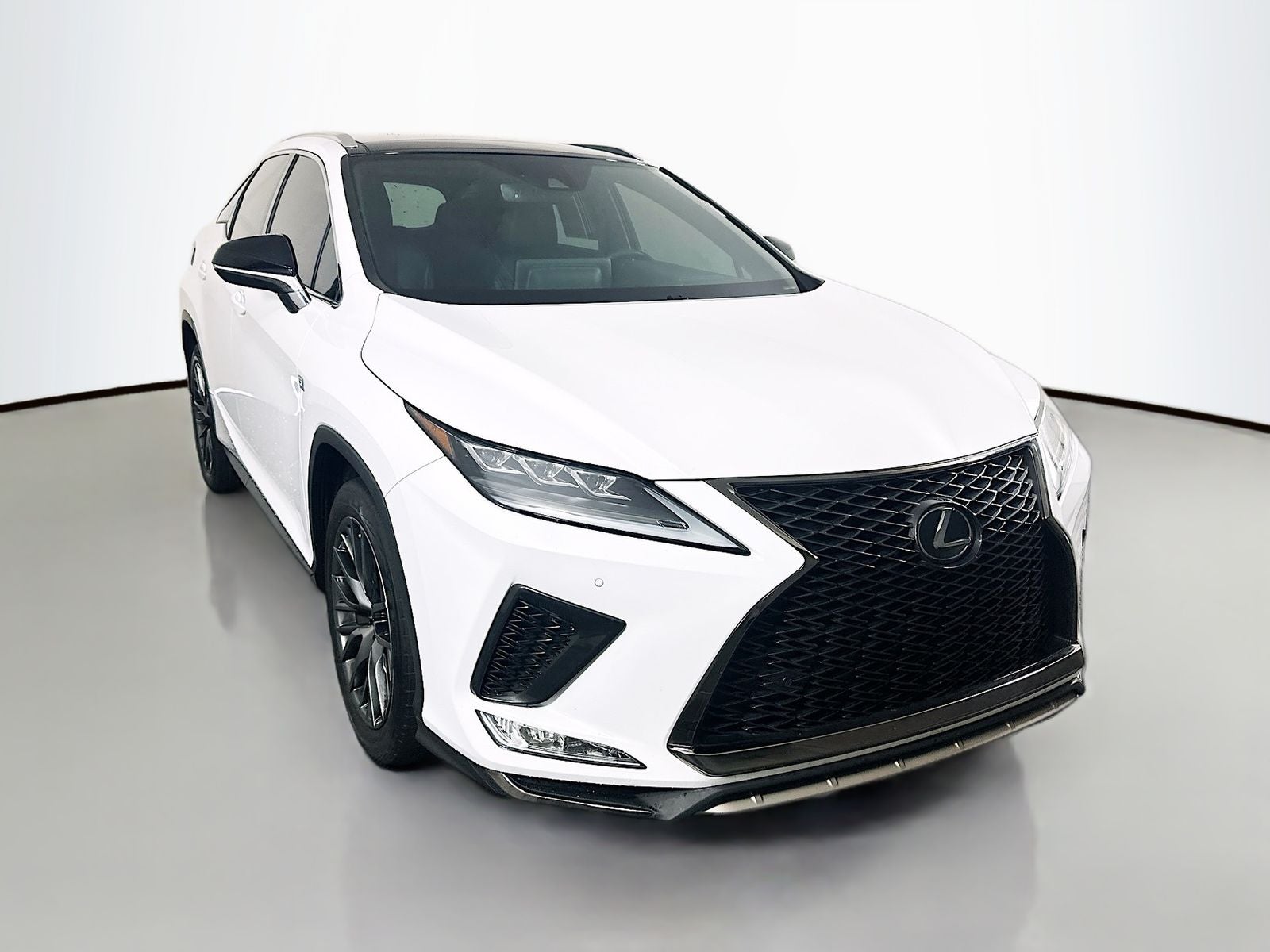 2020 Lexus RX 350 RX 350 F SPORT Performance in Ultra White — front three-quarter view