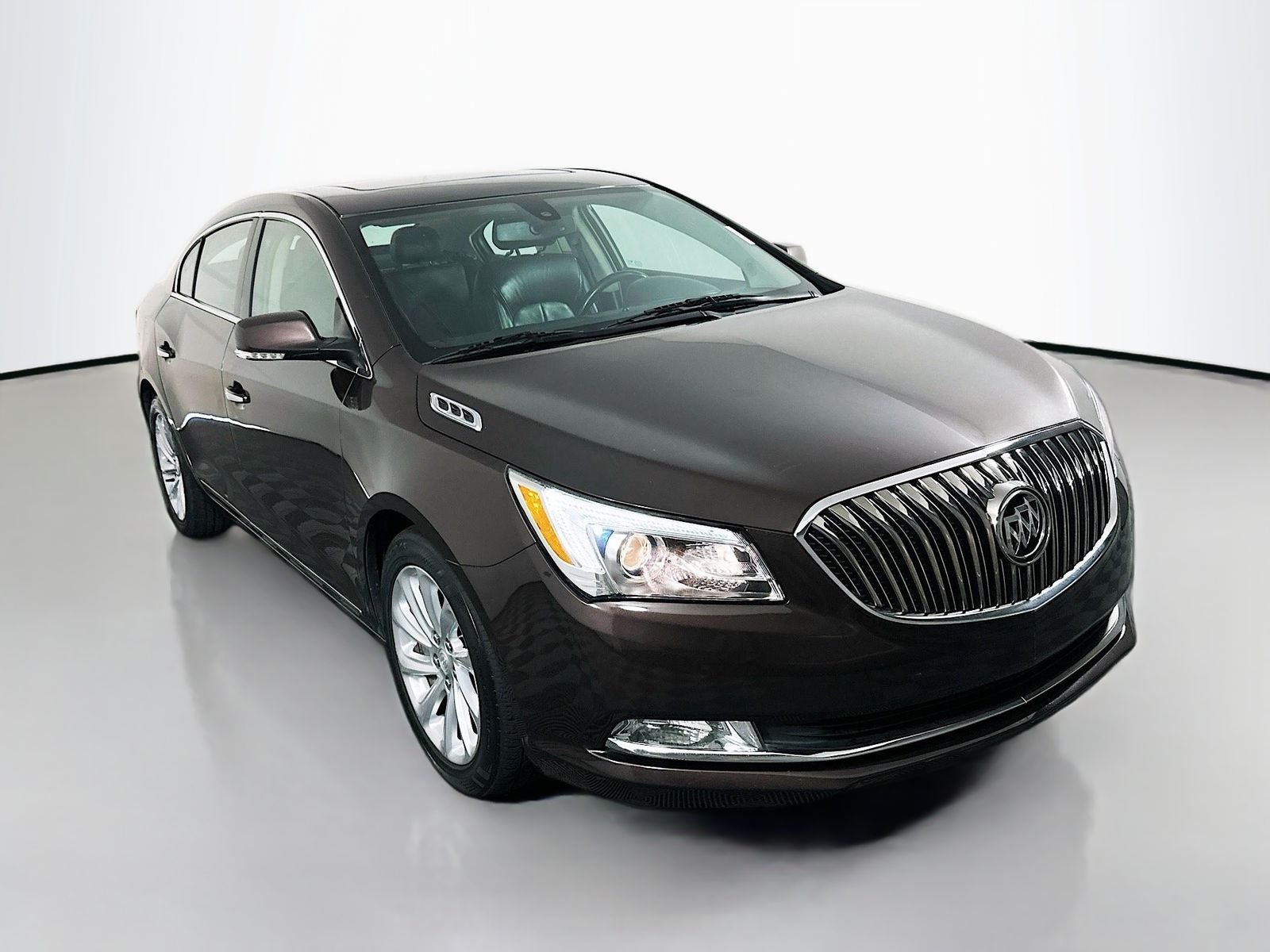 2016 Buick LaCrosse Leather Group in Dark Chocolate Metallic — front three-quarter view