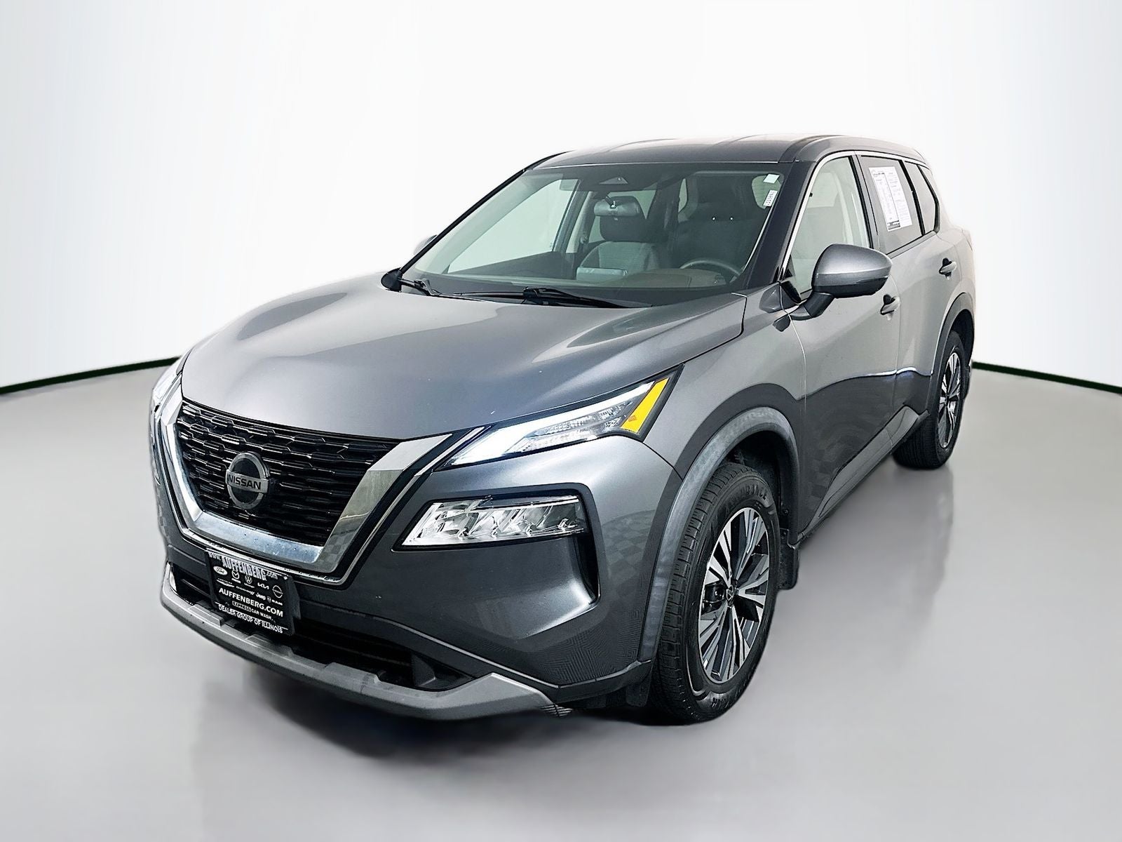 2021 Nissan Rogue — rear three-quarter view