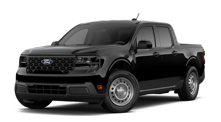 2026 Ford Maverick XL in Shadow Black — front three-quarter view